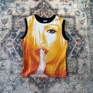 Vintage Madonna Big Face Tank Top Medium